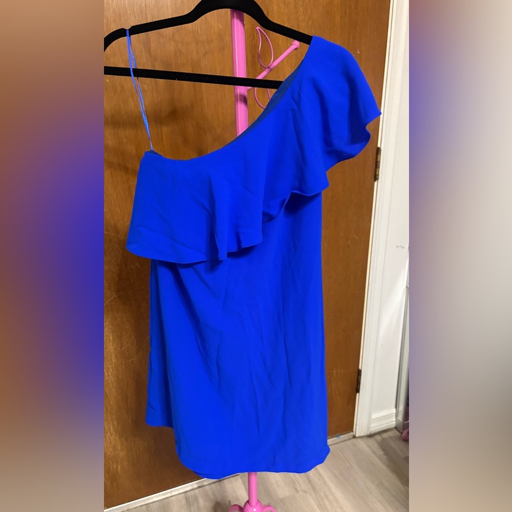 Sugarlips XS Blue One Shoulder Dress